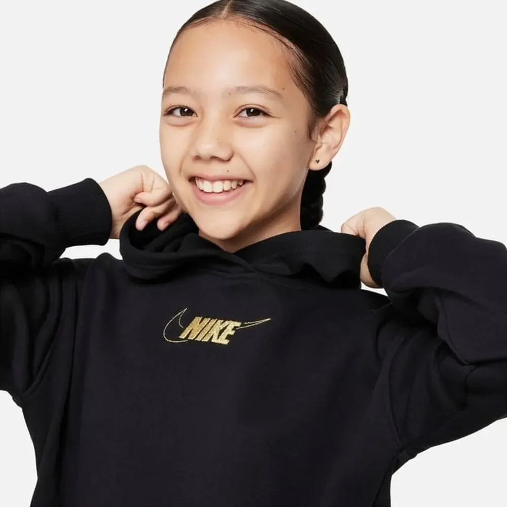 NWT❤️Nike Sportswear Club Fleece Girls Hoodie Dress szL
